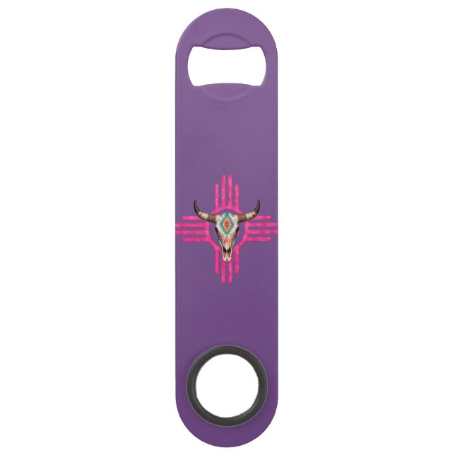 New Mexico Hot Pink  Bar Key (Front)