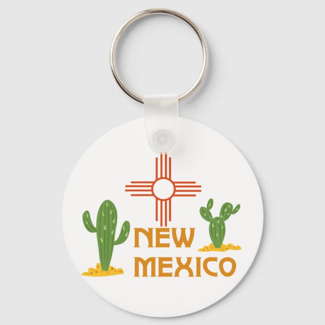 New Mexico Keychain (Front)