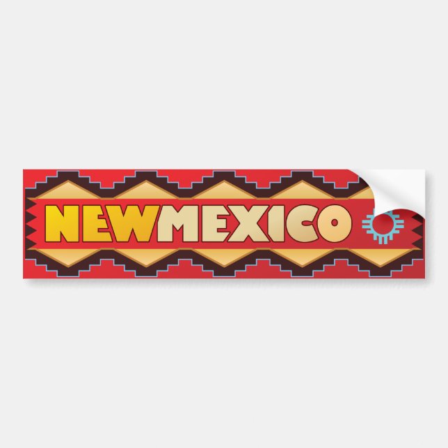 New Mexico - Land of Enchantment Bumper Sticker (Front)