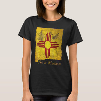 New Mexico Land Of Enchantment Roadrunner Yucca Sa T-Shirt