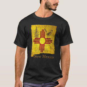 New Mexico Land Of Enchantment Roadrunner Yucca Sa T-Shirt