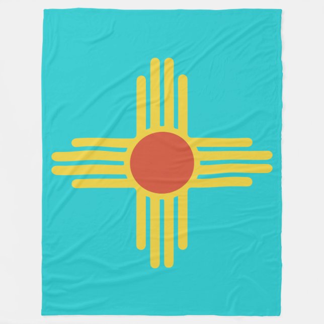 New Mexico License Plate Blanket (Front)