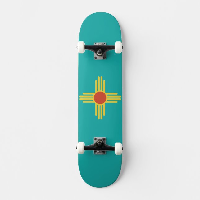 New Mexico License Plate Skateboard (Front)