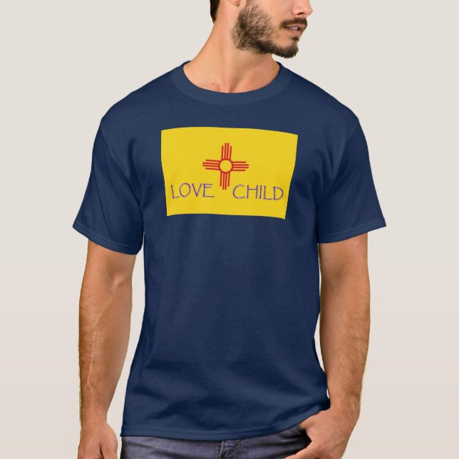 New Mexico Love Child Men's Shirt (Front)
