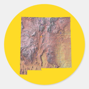 New Mexico Map Sticker
