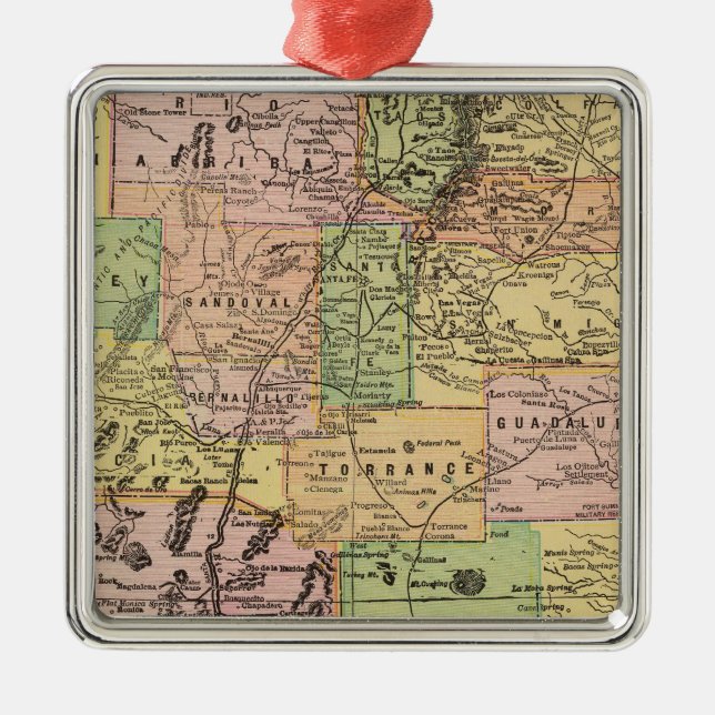 New Mexico Metal Ornament (Front)