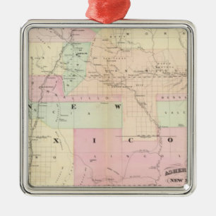 New Mexico Metal Ornament