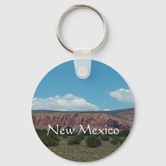 New Mexico Mountain landscape Keychain (Front)