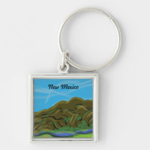 New Mexico Mountains Key Chain