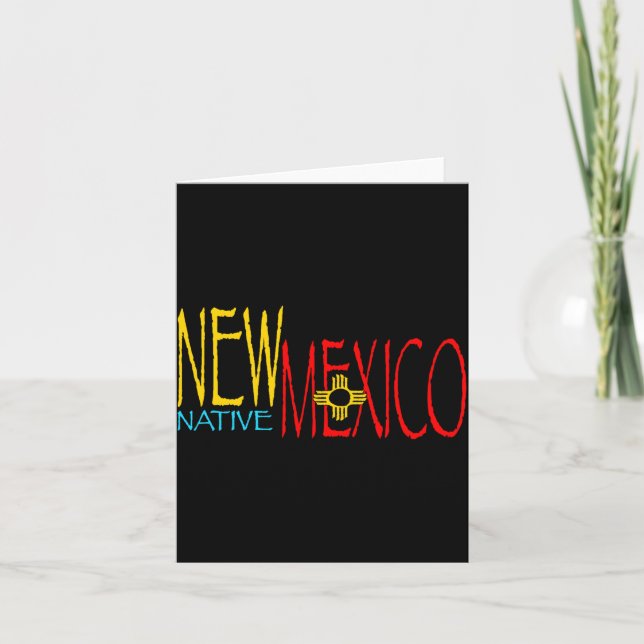 New Mexico Native _1  Card (Front)
