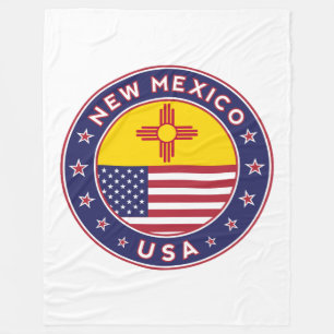 New Mexico, New Mexico sticker, phone case Fleece Blanket