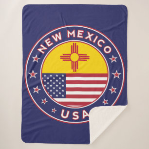 New Mexico, New Mexico sticker, phone case Sherpa Blanket