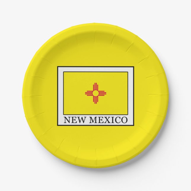 New Mexico Paper Plate (Front)