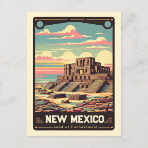 New Mexico   Patriotic Spirit Vintage Postcard