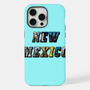New Mexico Picture Text iPhone 15 Pro Max Case