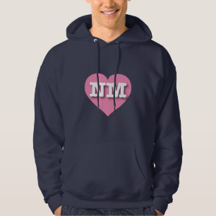 New Mexico Pink Heart - I love NM Hoodie