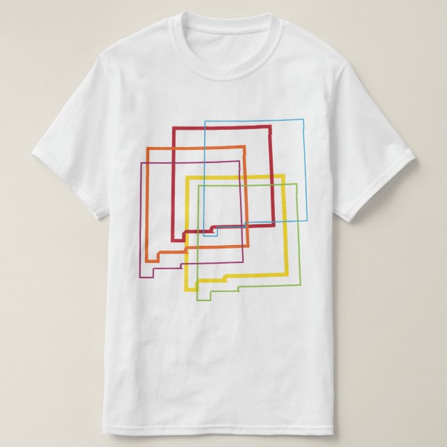 new mexico pride blur T-Shirt (Design Front)