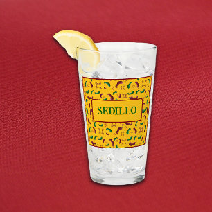 New Mexico Red & Green chile Tamales Zia Nopales Glass