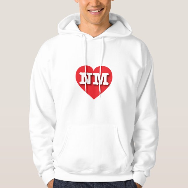 New Mexico Red Heart - I love NM Hoodie (Front)
