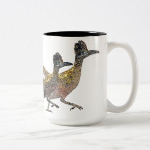 New Mexico Road Runner Two-Tone Coffee Mug