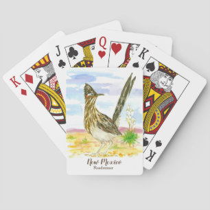 New Mexico Roadrunner State Bird Desert Playing Cards