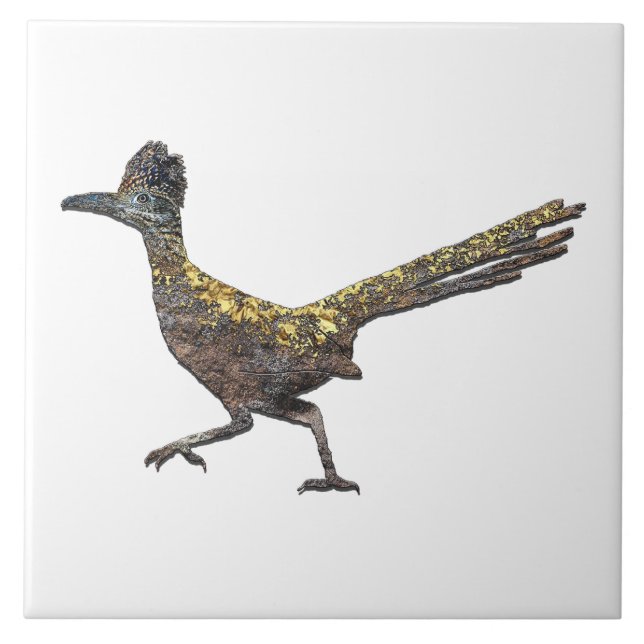New Mexico Roadrunner Tile (Front)