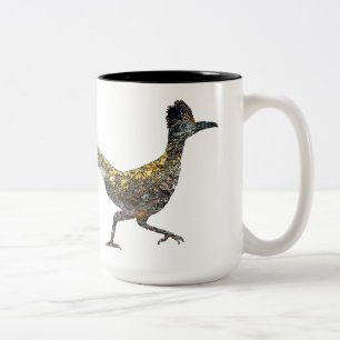 New Mexico Roadrunner Two-Tone Coffee Mug