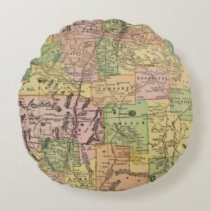 New Mexico Round Pillow