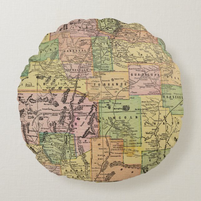 New Mexico Round Pillow (Front)