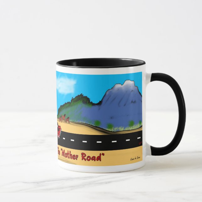 New Mexico Route 66 Panorama Mug (Right)