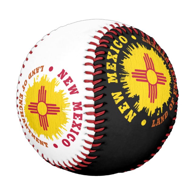 NEW MEXICO STATE FLAG BASEBALL (Angled)