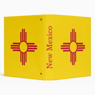 New Mexico State Flag Binder