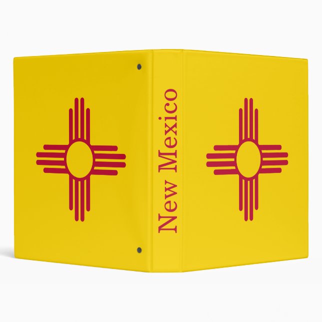 New Mexico State Flag Binder (Background)
