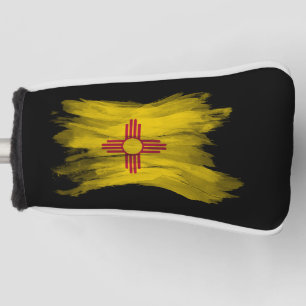 New Mexico state flag brush stroke, New Mexico Golf Head Cover