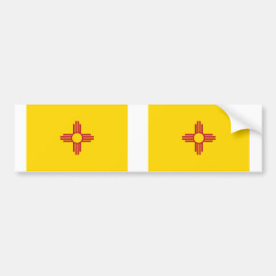 New Mexico state flag Bumper Sticker