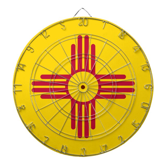 New Mexico State Flag Dartboard (Front)