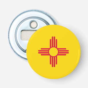 New Mexico State Flag Design Bottle Opener