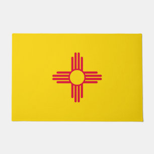New Mexico State Flag Design Doormat