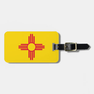 New Mexico State Flag Design Luggage Tag