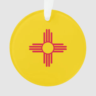 New Mexico State Flag Design Ornament