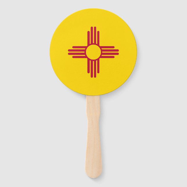 New Mexico State Flag Hand Fan (Front)