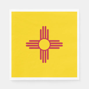 New Mexico State Flag Napkin