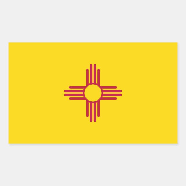 New Mexico State flag Sticker (Front)