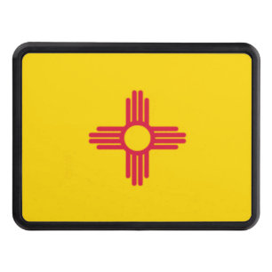 New Mexico State Flag Trailer Hitch Cover