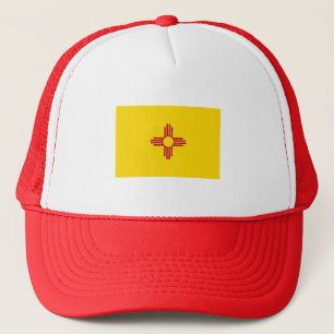 New Mexico State Flag USA Trucker Hat