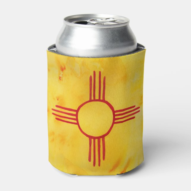 NEW MEXICO state flag Watercolor Can Cooler (Can Front)