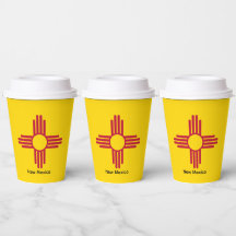New Mexico State Flag Zia Symbol Party