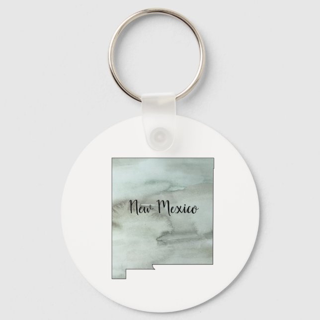 New Mexico State Illustration Keychain (Front)
