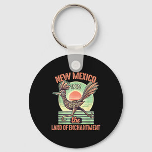 New Mexico State Land Of Enchantment Road Runner S Keychain