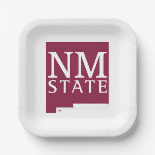 New Mexico State Paper Plate